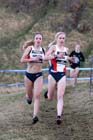 Emelia Gorecka and Gemma Steel lead the senior womens 6k BUPA Great Edinburgh Cross Country. Photo: David T. Hewitson/Sports for All Pics